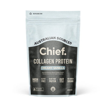Chief Collagen Protein Powder - Creamy Vanilla 450g