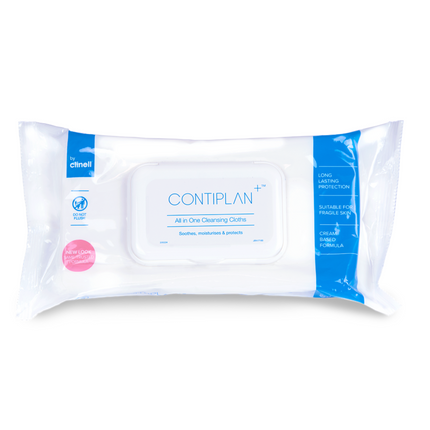 Dermatologically tested body clensing wipes for body