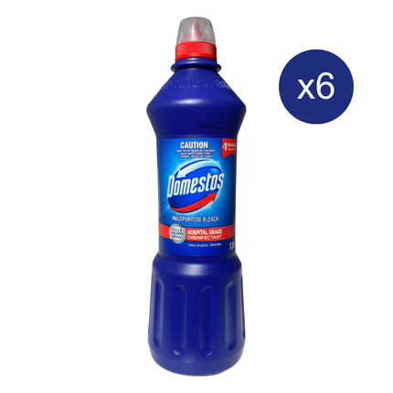 DOMESTOS 1.25L Multipurpose Bleach – Original 6 Pack