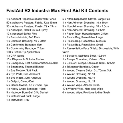 Industrial first aid kit