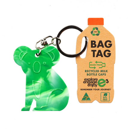 Koala RPET Australian-made Keyrings