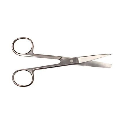 Medical Sharp Blunt Stainless Steel Scissors 12.5cm