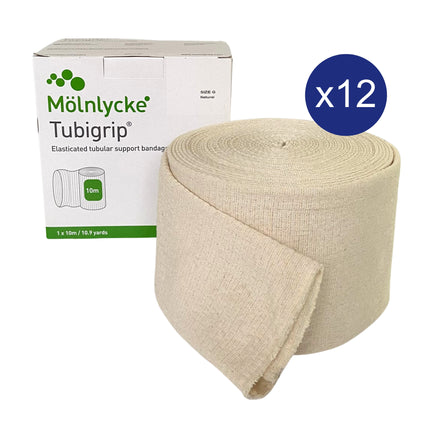 Molnlycke Tubigrip tubular bandage Size G natural Pack of 12