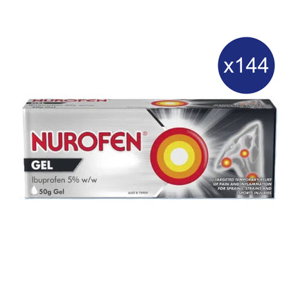 Nurofen Pain and Inflammation Relief Gel 5% 50g - 144 unit