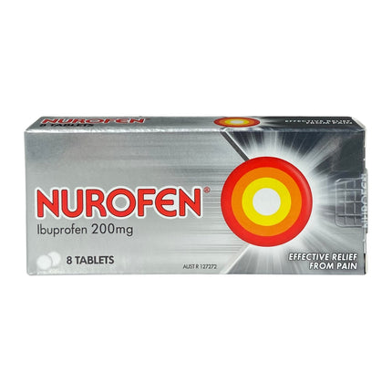 NUROFEN Pain Relief Tablets 200mg – Pack of 8