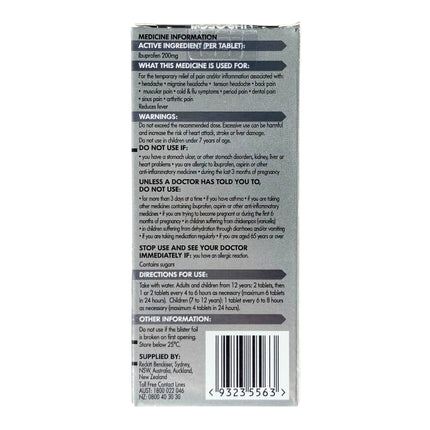 NUROFEN Pain Relief Tablets 200mg – Pack of 8