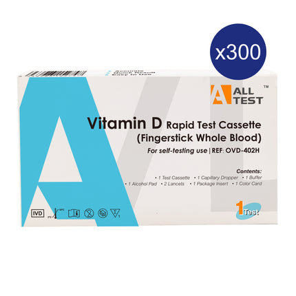 Alltest Vitamin D Rapid DIY Test Kit - carton of 300 tests