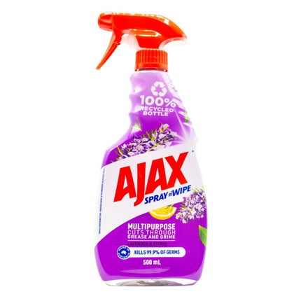 AJAX Spray n Wipe Multi Purpose Cleaner Lavender & Citrus 500ml