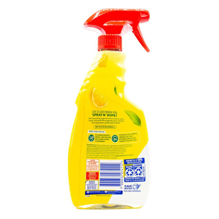 AJAX Spray n Wipe Multi Purpose Cleaner Lemon Citrus directions of use