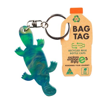 Platypus RPET Australian-made Keyrings
