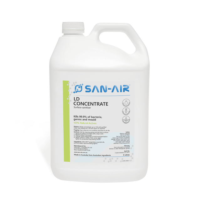 SAN-AIR 5L mould remover and cleaning liquid made from 100% natural actives