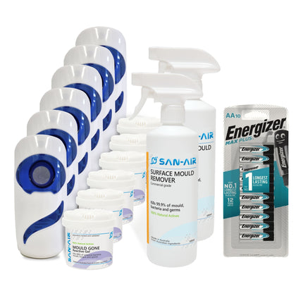 SAN-AIR Mega Mould Removal Bundle with SAN-AIR Blue Diffuser