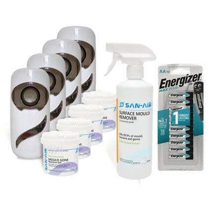 SAN-AIR Complete Home Mould-Busting Bundle - Grey Diffuser
