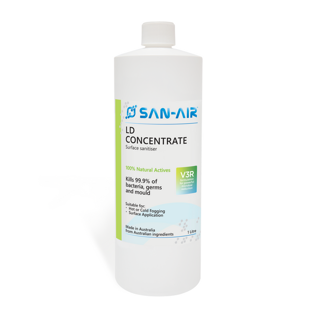SAN-AIR LD Concentrate 1L surface sanitiser and natural mould remover