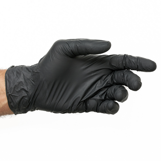 black nitro disposable gloves