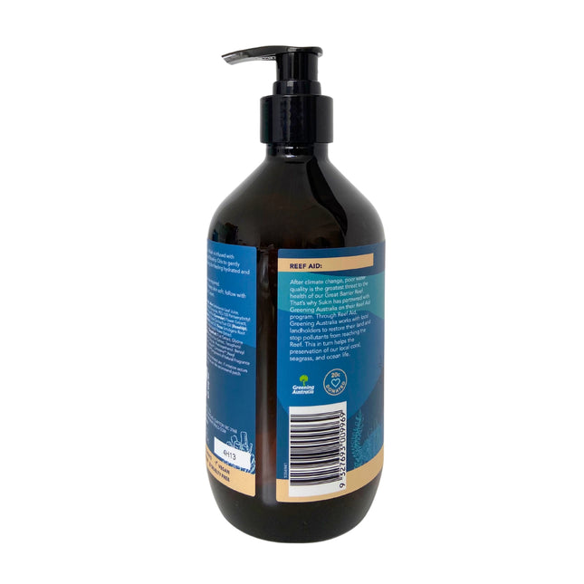 Sukin X Reef Aid Cleansing Hand Wash Pump (Sea Breeze) 500ml ingredients