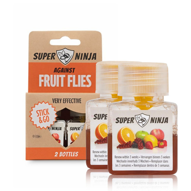 Super Ninja natural fruit fly trap 2 bottles
