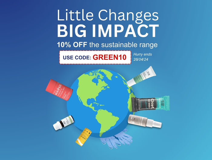 Little changes, big impact banner for sustainable range collection