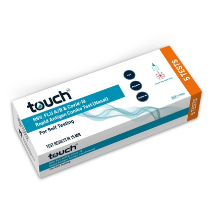 TouchBio RSV, Influenza A/B & SARS-CoV-2 Rapid Antigen Test