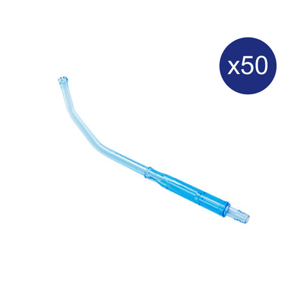 Yankauer Handle Crown Tip without Vent, Double‑Wrap, 8 mm - 50 Pack