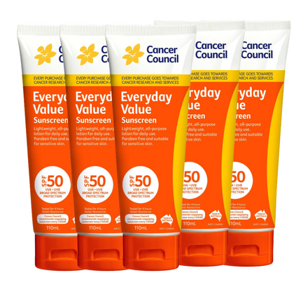 Cancer Council Everyday Value SPF50 Sunscreen (110ml)