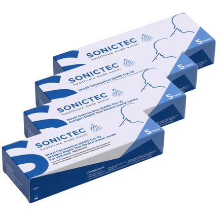 Sonictec Covid-19 Rapid Antigen Test Kit (Nasal Swab)