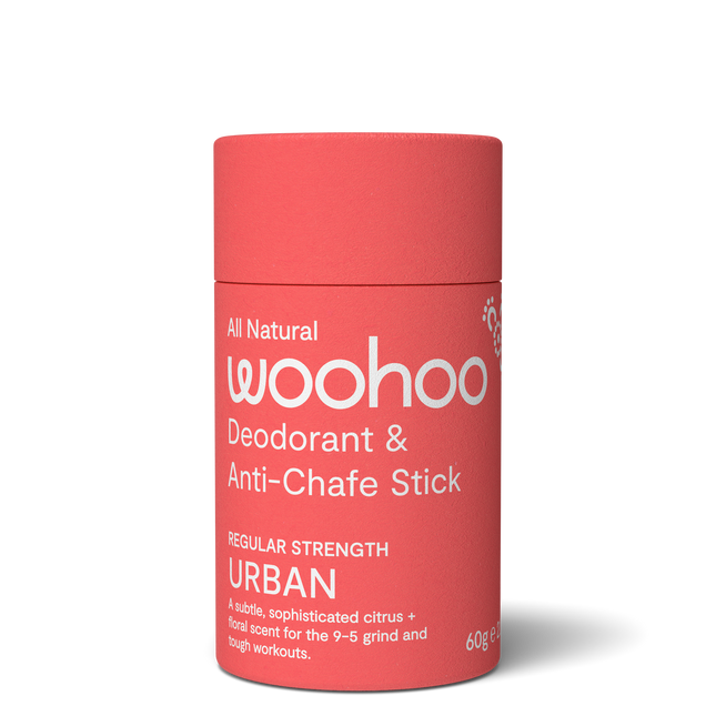Woohoo Natural Deodorant & Anti-Chafe Stick (Urban) 60g