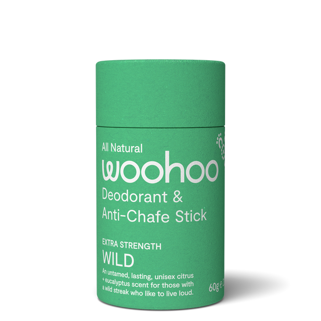 Woohoo Natural Deodorant & Anti-Chafe Stick (Wild) 60g
