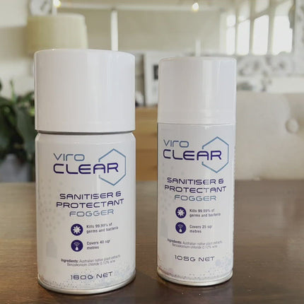 ViroCLEAR fogger releases a fine mist to eliminate germs and viruses in living room
