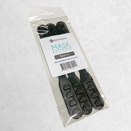 mask extenders black