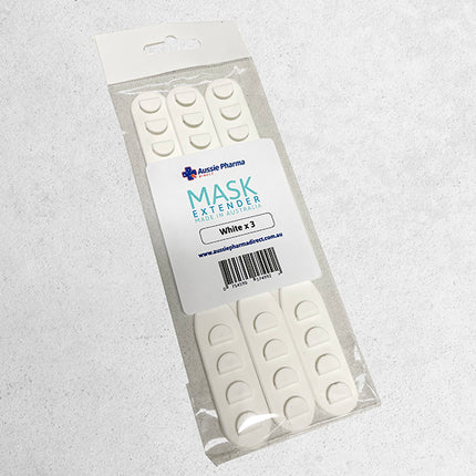 mask extenders white