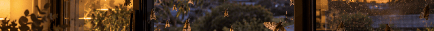 Bogong moths gathering at Australian homes