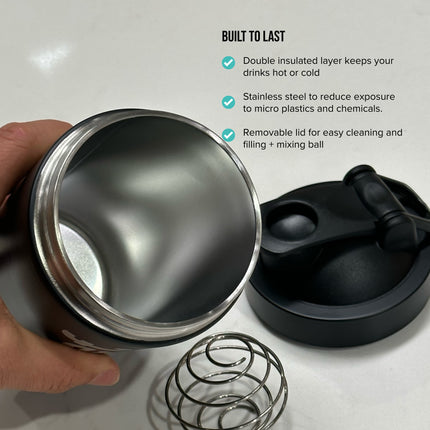 Insulated Protein Shaker Inside