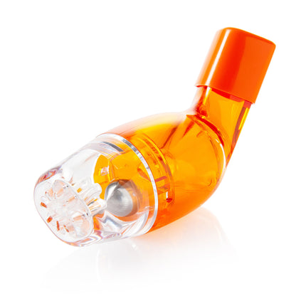 AirPhysio for Children mucus clearance device showing ergonomic mouthpiece and compact design