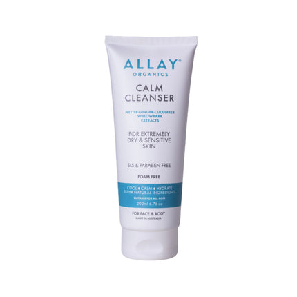 Allay Organics Calm Cleanser for dry sensitive skin