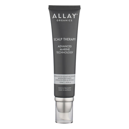 Allay Organics Scalp Therapy Advanced Marine Technology leave-in treatment 120ml front view
