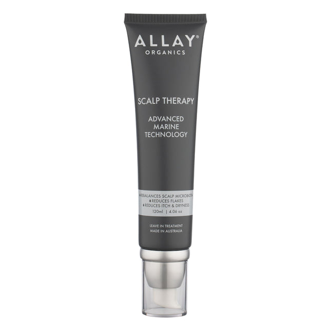 Allay Organics Scalp Therapy Advanced Marine Technology leave-in treatment 120ml front view
