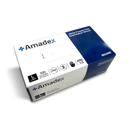 Amadex Nitrile powder free gloves