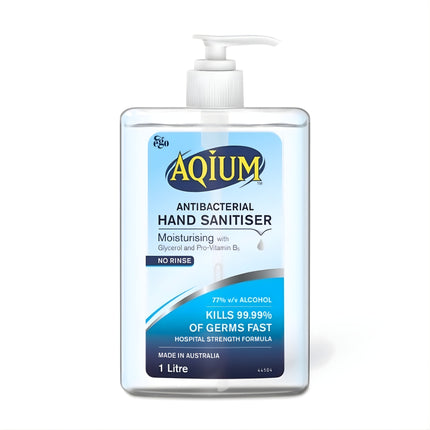 Aqium Antibacterial Hand Sanitiser 1L