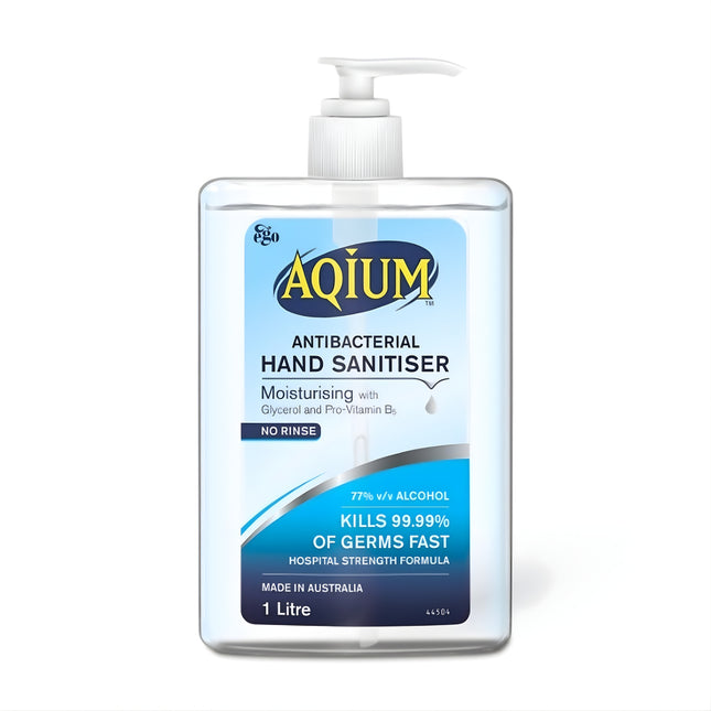 Aqium Antibacterial Hand Sanitiser 1L