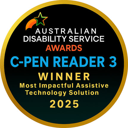 C-Pen Reader 3 Australian Disability Service Award Winner 2025