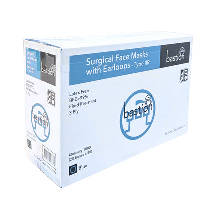Bastion Surgical Blue Face Mask Carton