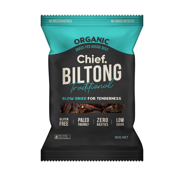 large grass fed beef biltong 