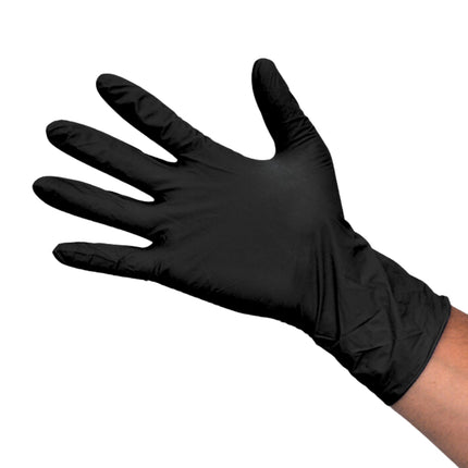 Black Nitro Plus Ultra Fresh nitrile work gloves with extended long cuff for added wrist and forearm protection