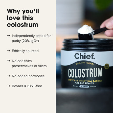 Chief Colostrum benefits