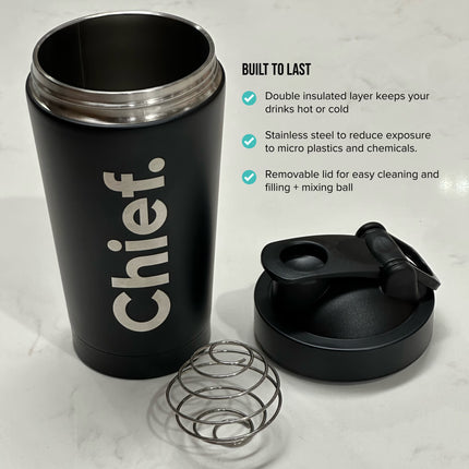 Double Insulated stainless steel shaker
