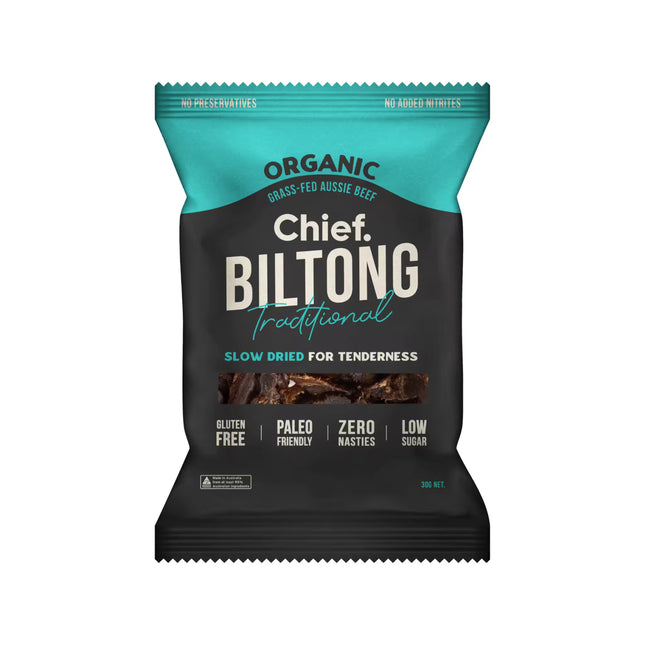 Chief Biltong Traditional 30g packaging