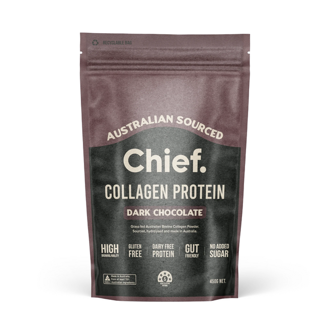chocolate collagen powder