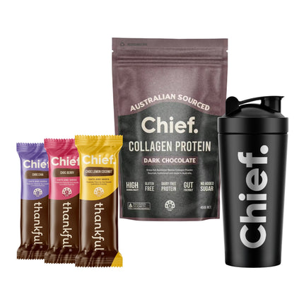 Chief Glow & Go Bundle Dark Chocolate