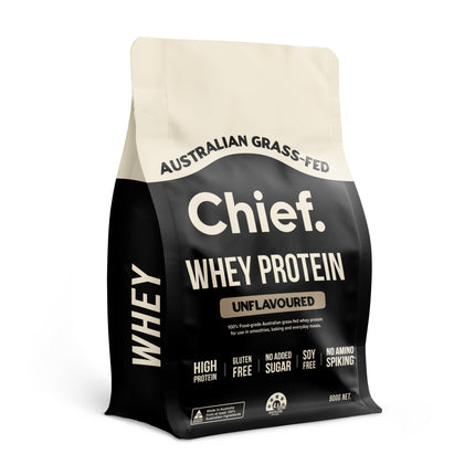 Chief Grass-fed Whey Protein Powder - Unflavoured